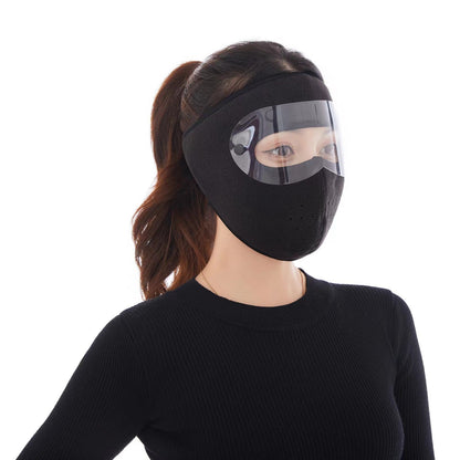 🧣 Winter Face Mask with Detachable Goggles 🥸  Windproof Thermal Fleece Lined Full Face Cover for Men and Women