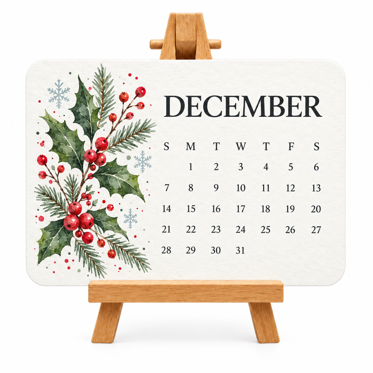 🇺🇸 🌱 2027 Plantable Desk Calendar — A Little Art. A New Beginning. 📅