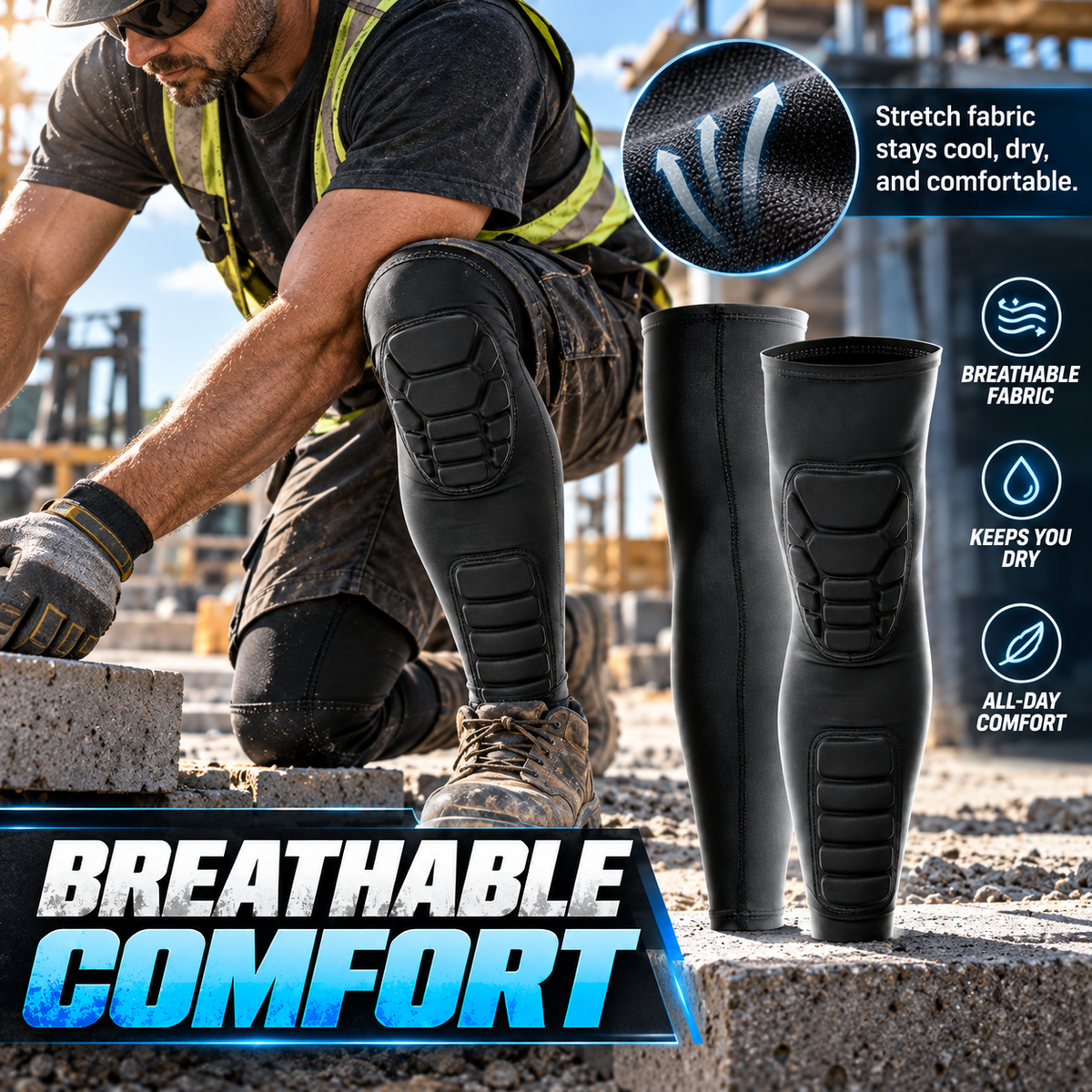 🧱 Concrete Feels Like Pillows: Kneel All Day With Zero Joint Pain 🛡️
