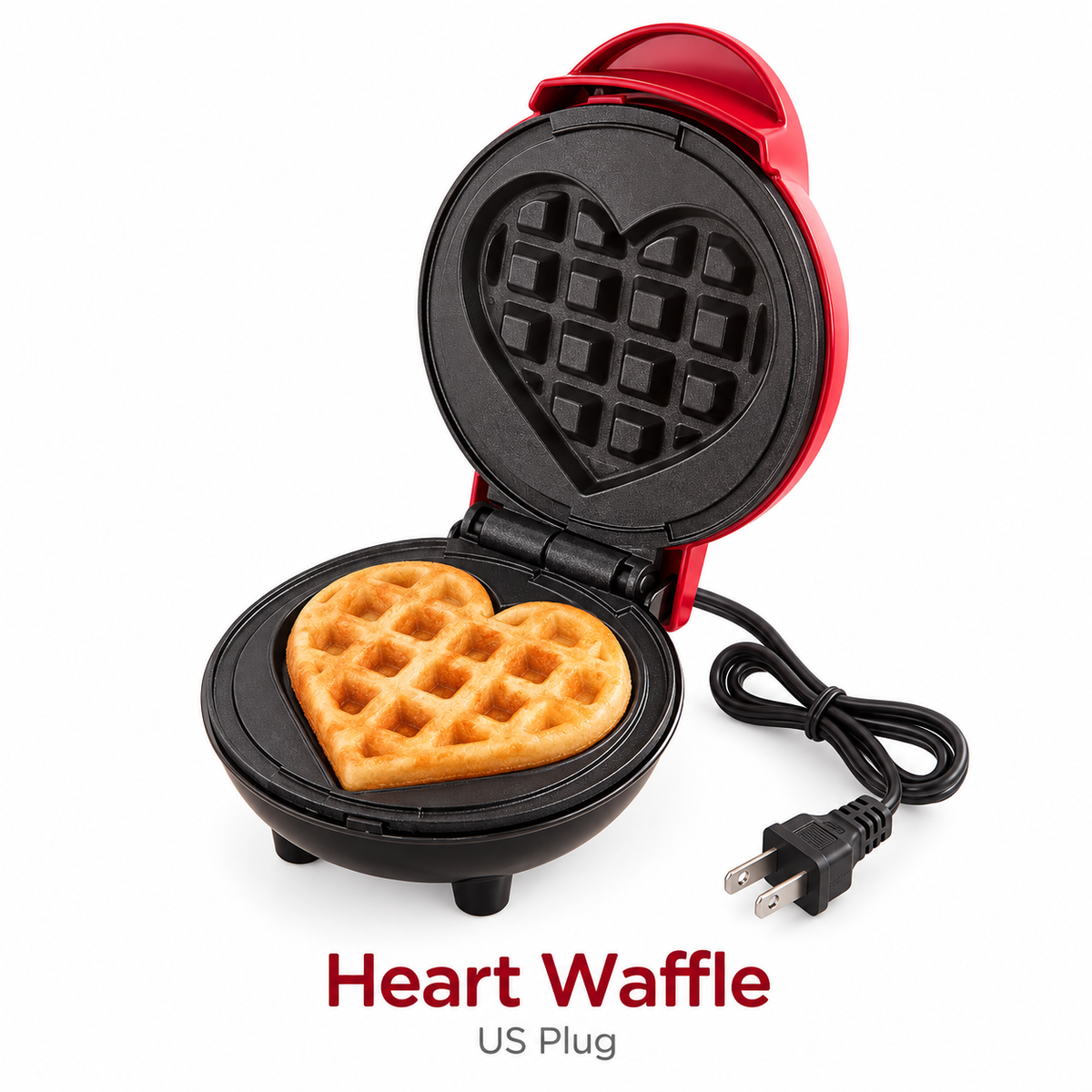 🍯 Mini Electric Waffle Maker – Compact Nonstick Breakfast Maker, 3 Styles to Choose From🧇
