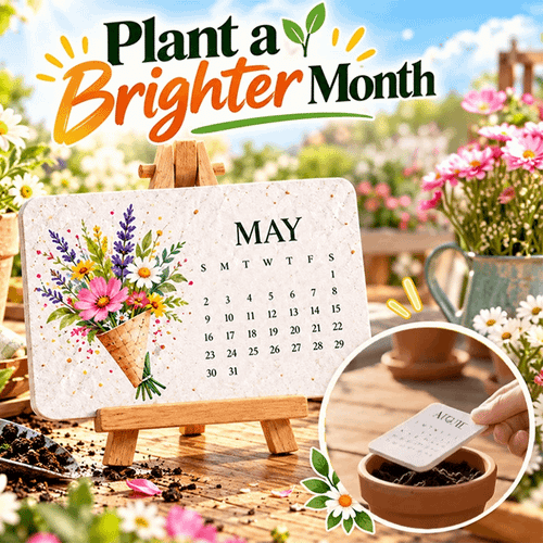 🌱 2027 Plantable Seed Paper Calendar — Use It, Then Grow It (OFFER)