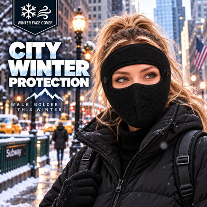 🧣 Winter Face Mask with Detachable Goggles 🥸  Windproof Thermal Fleece Lined Full Face Cover for Men and Women