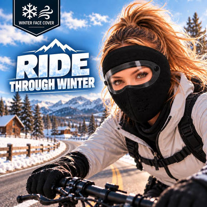 🧣 Winter Face Mask with Detachable Goggles 🥸  Windproof Thermal Fleece Lined Full Face Cover for Men and Women