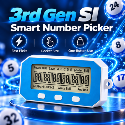 🎯 SI 3rd Gen Smart Number Picker – Portable Quick-Pick Generator