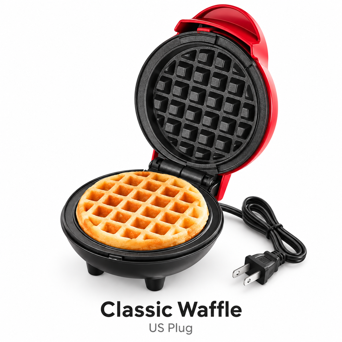 🍯 Mini Electric Waffle Maker – Compact Nonstick Breakfast Maker, 3 Styles to Choose From🧇