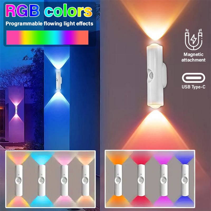 🌈 MotionGlow™ 7-Color Motion Sensor Night Light – Magnetic & Rechargeable