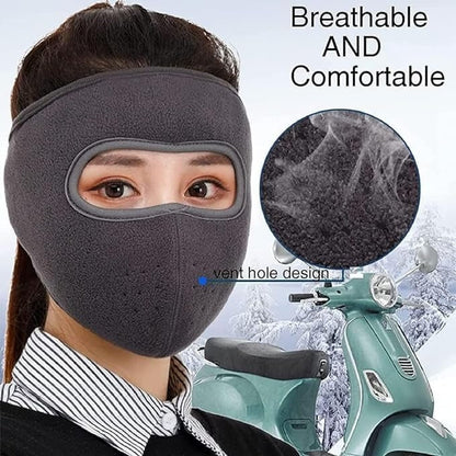 🥶 Winter Balaclava with Detachable Goggles – Fleece-Lined Full Face Mask for Cold Weather