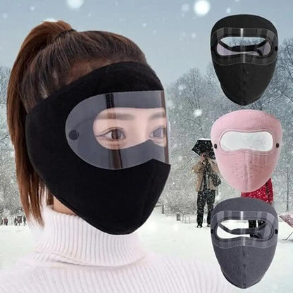 🥶 Winter Balaclava with Detachable Goggles – Fleece-Lined Full Face Mask for Cold Weather