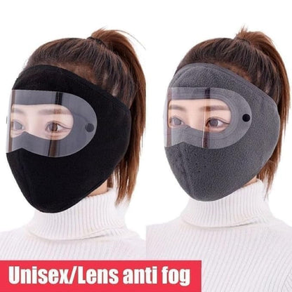 🥶 Winter Balaclava with Detachable Goggles – Fleece-Lined Full Face Mask for Cold Weather