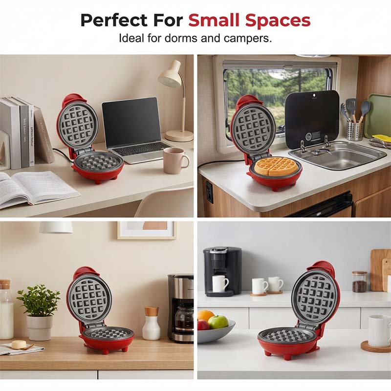 🍯 Mini Electric Waffle Maker – Compact Nonstick Breakfast Maker, 3 Styles to Choose From🧇 (offer)