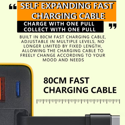 3-in-1 Fast Charging Adapter with Built-In Cable (offer)