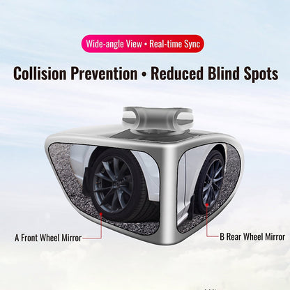 🚗 LIMITED‑TIME 60% OFF! 🔍 Dual‑Lens 360°Adjustable Blind Spot Mirror – Rotatable, Wide‑View, Parking‑Friendly ✨
