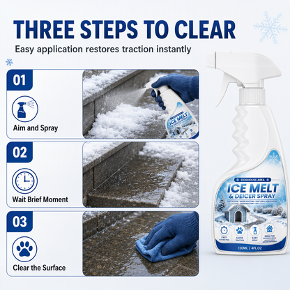 ❄️ FrostClear™ Outdoor De-Icing Spray – Fast Frost Remover for Steps & Walkways